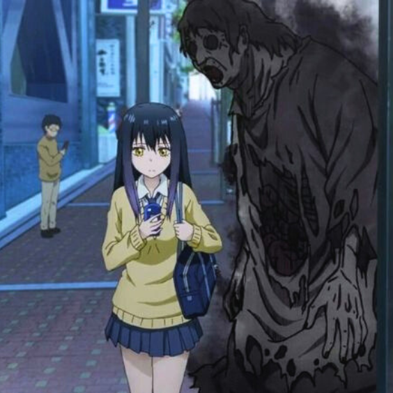 ability to see terrifying spirits, Mieruko-chan anime