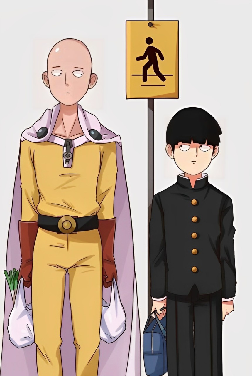 Saitama's and Mob Psycho 100